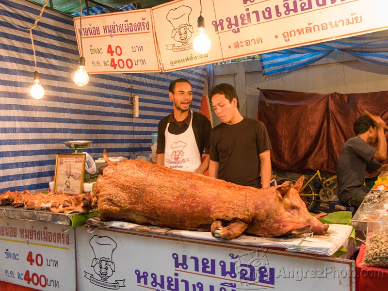 Bangkok - Golden Mount (Phu Khao Thong) - market
