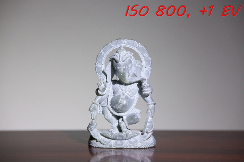 Jak funguje ISO - ISO 800, po přidání +1EV v LR